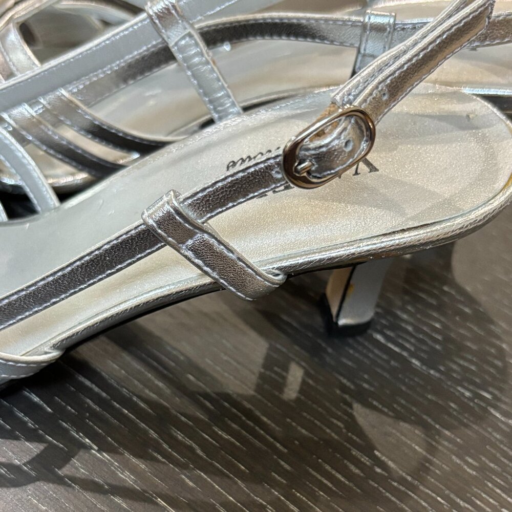 Vaneli Women's Martey Silver Slingback Sandal - Picture 13 of 16